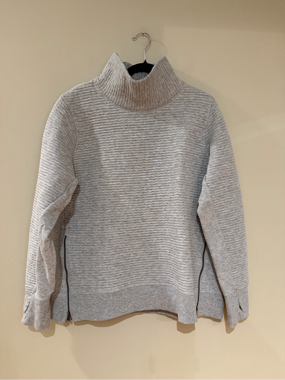 All in Motion Gray Quilted Sweater